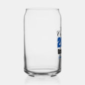 Personalized Blue Class of 2026 Graduation Dosenglas (Rechts)