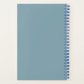 Personalized blue flower Bible Scripture jeremiah  Notizblock (Rückseite)