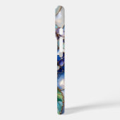 Personalized Blue Hydrangea Phone Case Floral (Rückseite / Links)