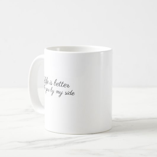 Personalized Blue Merle Sheltie Love Kaffeetasse (Vorderseite Links)