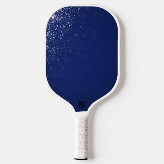 Personalized Blue Pickleball Paddle (Rückseite)