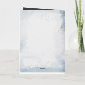 Personalized Bluetick Coonhound Christmas Feiertagskarte (Rückseite)