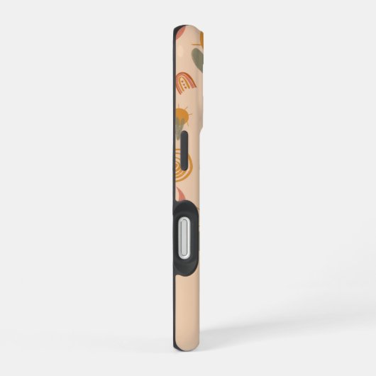 Personalized Boho Desert Sun Pattern Phone Case iPhone 16 Hülle (Rechte Seite)