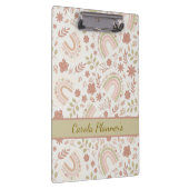 Personalized Boho Rainbow  Klemmbrett (Rechts)