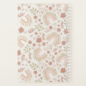 Personalized Boho Rainbow Planner Planer (Rückseite)