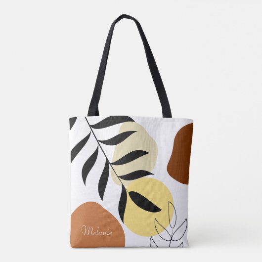Personalized Boho Tote Bags Tasche (Rückseite)