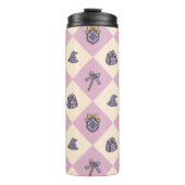 Personalized Bookish Girl Tumbler Wizard Pink Thermosbecher (Vorderseite)