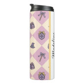 Personalized Bookish Girl Tumbler Wizard Pink Thermosbecher (Nach rechts gedreht)