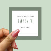 Personalized Bookplate Stickers Aufkleber