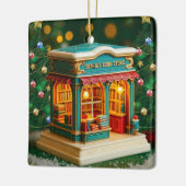 Personalized Bookstore Christmas Ornament (Links)
