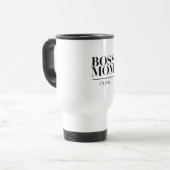 Personalized Boss Mom – Custom Mom Gift  Reisebecher (Vorderseite Links)