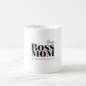 Personalized Boss Mom Mug – Custom Strong Mom Gift Kaffeetasse (Mittel)