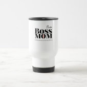 Personalized Boss Mom Travel Mug – Custom Mom Gift Reisebecher (Mittel)