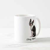Personalized Boston Terrier “I Own You” Kaffeetasse (VorderseiteRechts)
