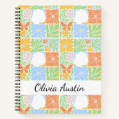 Personalized Botanical Floral Personalized Botanic Notizblock (Vorderseite)