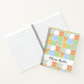 Personalized Botanical Floral Personalized Botanic Notizblock (Innenseite)