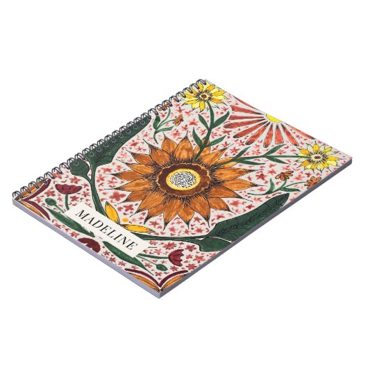 Personalized Botanical Notebook Notizblock (Linke Seite)