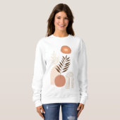 Personalized Botanical Sunrise | Nature Vibes  Sweatshirt (Vorne ganz)