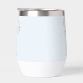 Personalized Botanical Watercolor Monogram Blue (Rechts)