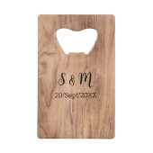 Personalized Bottle Opener – Custom Beer Opener Geldbeutel Flaschenöffner (Vorderseite)