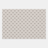 Personalized Bow Wavy Frame Photo Graduation Geschenkpapier Set (Vorderseite 2)