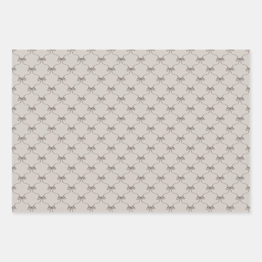 Personalized Bow Wavy Frame Photo Graduation Geschenkpapier Set (Vorderseite 2)