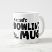 Personalized Bowling Mug Gift Jumbo-Tasse (Vorderseite Rechts)