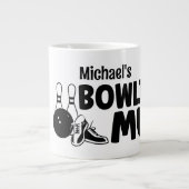Personalized Bowling Mug Gift Jumbo-Tasse (Vorderseite)