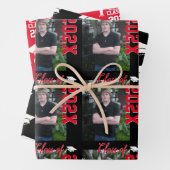 Personalized Boys Graduation Geschenkpapier Set (Beispiel)