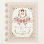 Personalized Bridal Wedding Planner Planer (Vorderseite)