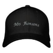 Personalized Bride Honeymoon Gift, Custom Mrs  Bestickte Baseballkappe (Vorderseite)