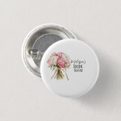 Personalized Bride Squad Button (Vorne & Hinten)