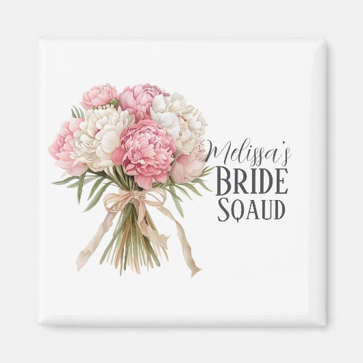 Personalized Bride Squad Magnet (Vorne)