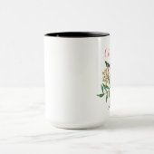 Personalized Bridesmaid Floral Tasse (Zentrum)