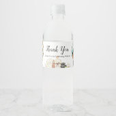 Personalized Bridesmaids water bottle label Wasserflaschenetikett (Vorderseite)