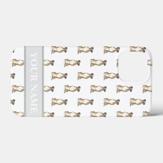 Personalized Brindle Boxer Dog Case-Mate iPhone Hülle (Rückseite (Horizontal))