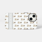 Personalized Brindle Boxer Dog iPhone Hülle (Rückseite (Horizontal))