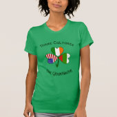 Personalized Bulgaria Ireland USA Shamrock Women's T-Shirt (Vorderseite)