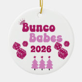 Personalized Bunco Babe Annual Ornament (Vorne)