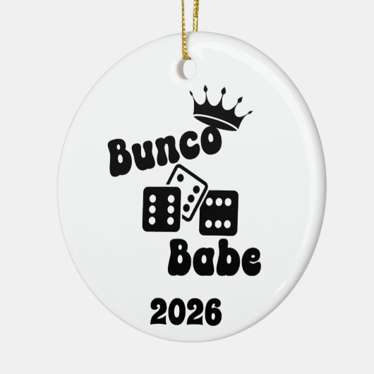 Personalized Bunco Babe Ornament (Links)