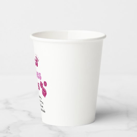 Personalized Bunco Babe Pappbecher (Links)