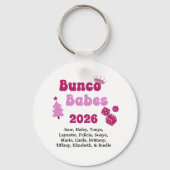 Personalized Bunco Babe Schlüsselanhänger (Vorderseite)