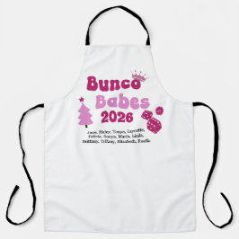 Personalized Bunco Babe Schürze