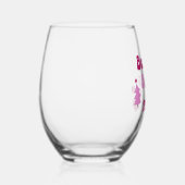 Personalized Bunco Babe  Weinglas Ohne Stiel (Links)