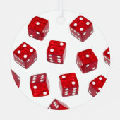 Personalized Bunco Ohrts Ornament Aus Metall (Rückseite)