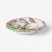 Personalized Bunny Baby Shower Bowls Pappteller (Gewinkelt)