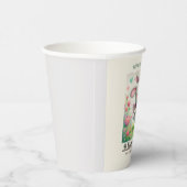 Personalized Bunny Baby Shower Cups Pappbecher (Rechts)