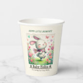 Personalized Bunny Baby Shower Cups Pappbecher (Vorderseite)