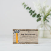 Personalized Business Cards - Handyman Visitenkarte (Stehend Vorderseite)