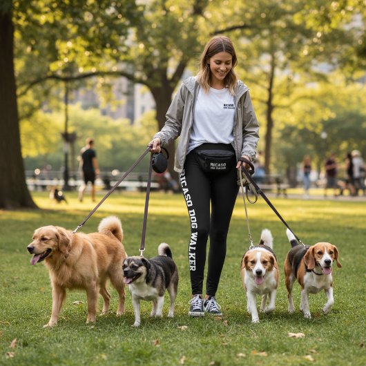 Personalized Business Info Custom Made Leggings